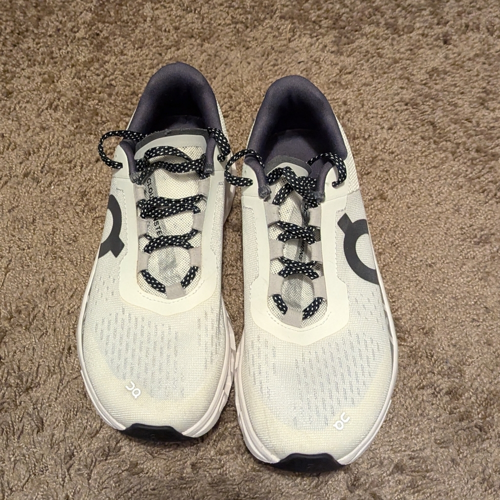 On Women's Cloudmonster White Sneakers